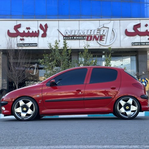 رینگ-اسپرت-فراری-سایز-16-نقره-ای-تصویر-2