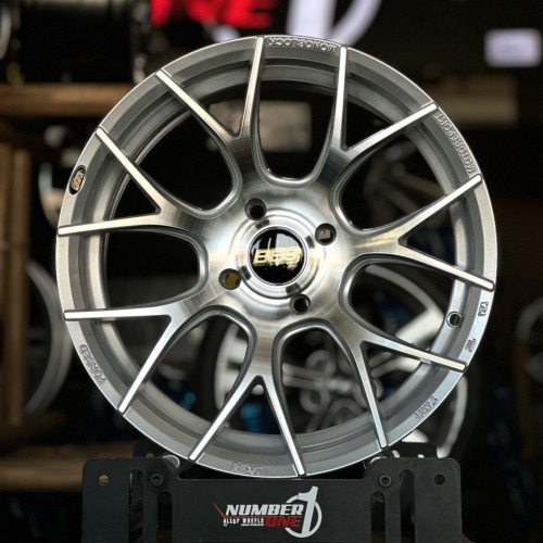 رینگ اسپرت STWoo3 BBS  سایز 16 رختراش نقره ای خارجی