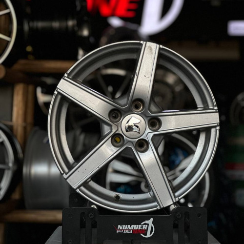 رینگ فابریک 5پر دنا توربو پلاس  سایز 16/5نقره ای خارجی